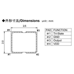 NAKA晶振,SP250晶振,無鉛晶振