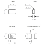 AKER超小型晶振,CTS1-32.768-12.5-20-X-R,智能手機晶振